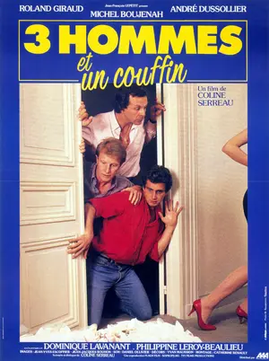 3 hommes et un couffin Poster