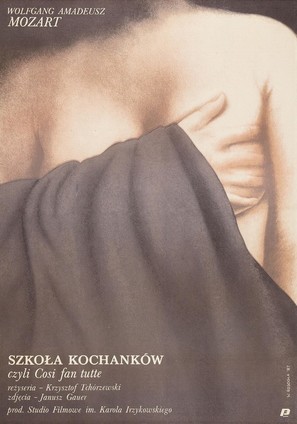 Szkola kochank&oacute;w, czyli Cosi fan tutte - Polish Movie Poster (thumbnail)