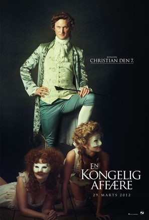 En kongelig aff&aelig;re - Danish Movie Poster (thumbnail)