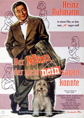 Der Mann, der nicht nein sagen konnte - German Movie Poster (thumbnail)