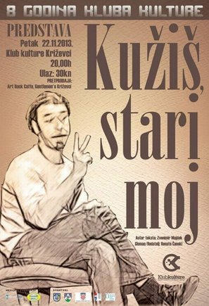 Kuzis stari moj - Yugoslav Movie Poster (thumbnail)