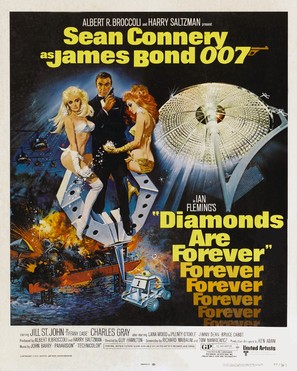 Diamonds Are Forever - Theatrical movie poster (thumbnail)