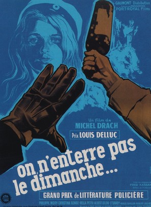 On n&#039;enterre pas le dimanche - French Movie Poster (thumbnail)