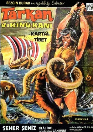 Tarkan Viking kani - Turkish Movie Poster (thumbnail)
