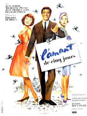 L&#039;amant de cinq jours - French Movie Poster (thumbnail)