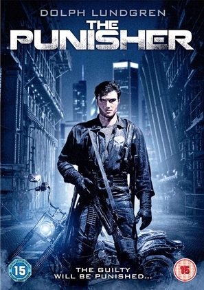 The Punisher - British DVD movie cover (thumbnail)