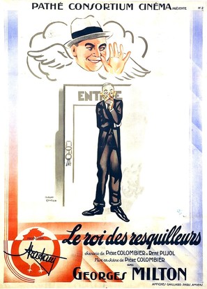 Le roi des resquilleurs - French Movie Poster (thumbnail)