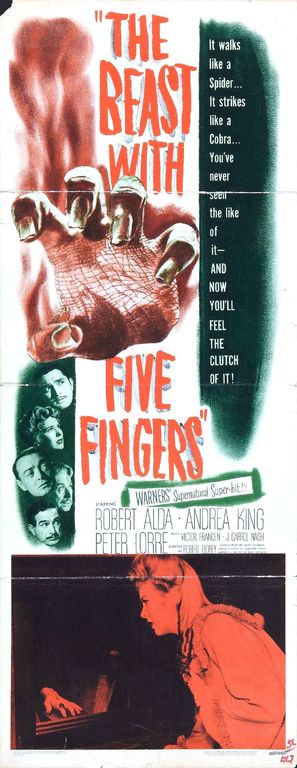 The Beast with Five Fingers - Movie Poster (thumbnail)