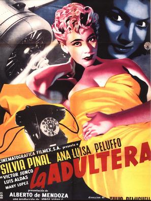 Ad&uacute;ltera, La - Mexican Movie Poster (thumbnail)
