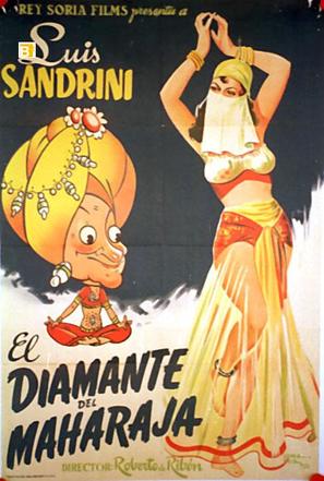 El diamante del Maharaj&aacute; - Chilean Movie Poster (thumbnail)