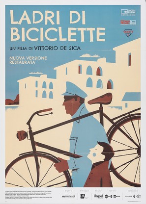 Ladri di biciclette - Italian Movie Poster (thumbnail)