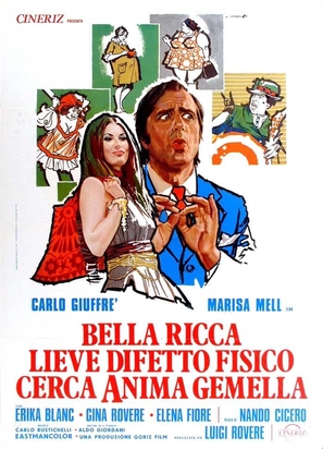 Bella, ricca, lieve difetto fisico, cerca anima gemella - Italian Movie Poster (thumbnail)