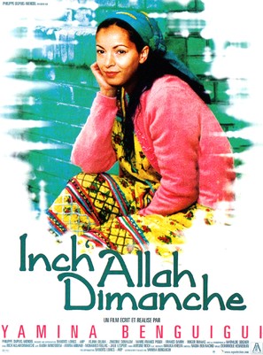Inch&#039;Allah dimanche - French Movie Poster (thumbnail)