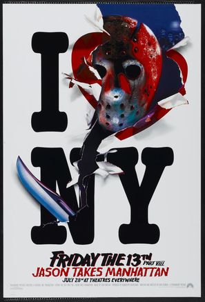 Friday the 13th Part VIII: Jason Takes Manhattan - Advance movie poster (thumbnail)