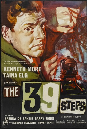 The 39 Steps - British Movie Poster (thumbnail)