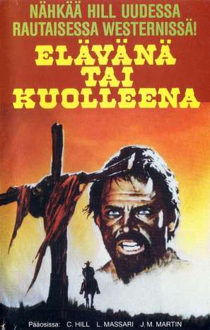 Lo voglio morto - Finnish DVD movie cover (thumbnail)