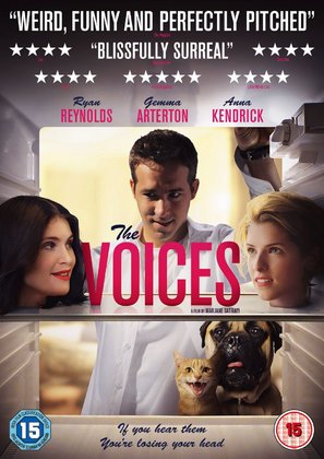 The Voices - British DVD movie cover (thumbnail)