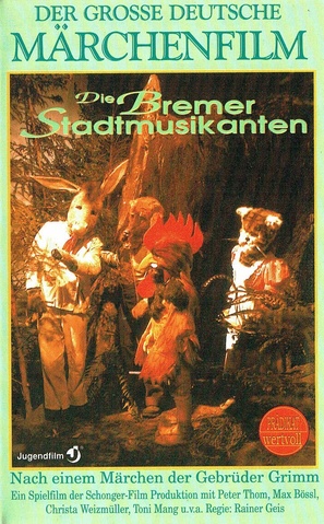 Die Bremer Stadtmusikanten - German VHS movie cover (thumbnail)