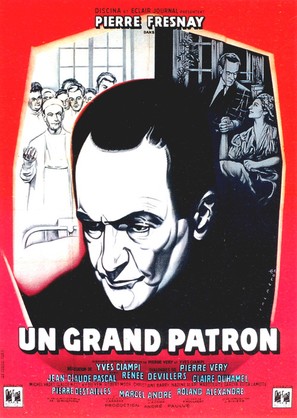 Un grand patron - French Movie Poster (thumbnail)