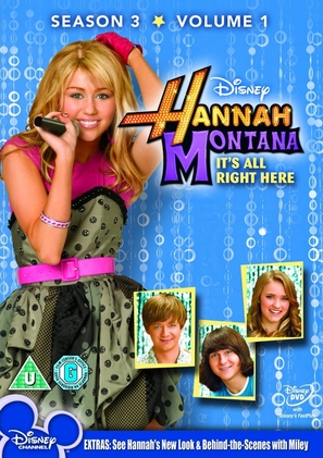 &quot;Hannah Montana&quot; - British DVD movie cover (thumbnail)