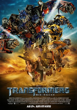 Transformers: Revenge of the Fallen - German Movie Poster (thumbnail)