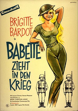 Babette s&#039;en va-t-en guerre - German Movie Poster (thumbnail)