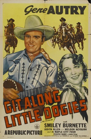 Git Along Little Dogies - Re-release movie poster (thumbnail)