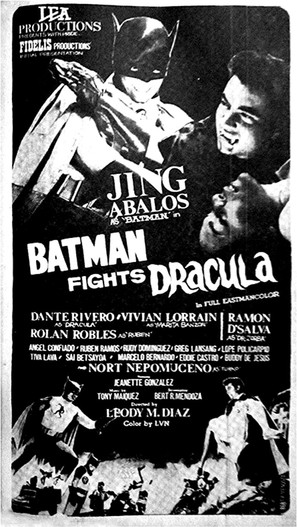 Batman Fights Dracula - Philippine Movie Poster (thumbnail)