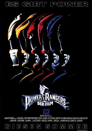 Mighty Morphin Power Rangers: The Movie - German Movie Poster (thumbnail)