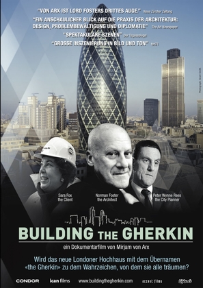 Building the Gherkin - German poster (thumbnail)