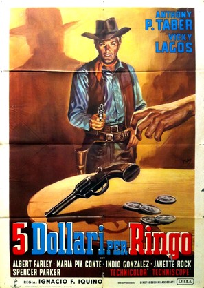 Cinque dollari per Ringo - Italian Movie Poster (thumbnail)