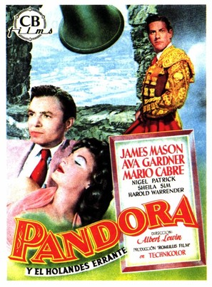 Pandora and the Flying Dutchman - Spanish Movie Poster (thumbnail)