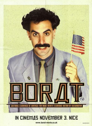 Borat: Cultural Learnings of America for Make Benefit Glorious Nation of Kazakhstan - British Movie Poster (thumbnail)