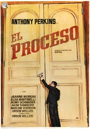 Le proc&egrave;s - Spanish Movie Poster (thumbnail)