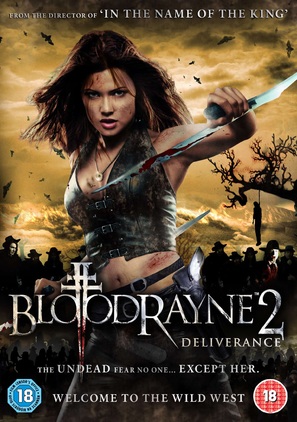 Bloodrayne 2 - British DVD movie cover (thumbnail)