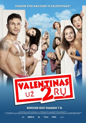 Valentinas uz 2ru - Lithuanian Movie Poster (thumbnail)