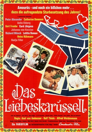 Das Liebeskarussell - German Movie Poster (thumbnail)