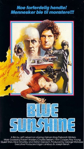 Blue Sunshine - Norwegian VHS movie cover (thumbnail)