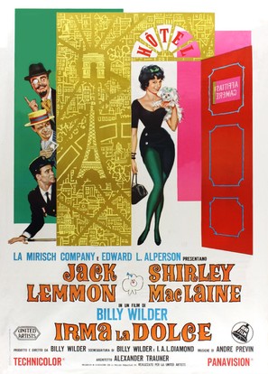 Irma la Douce - Italian Movie Poster (thumbnail)