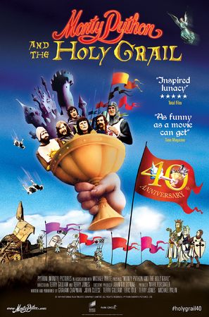 Monty Python and the Holy Grail - British Re-release movie poster (thumbnail)