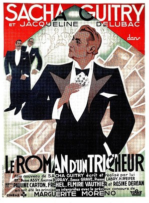 Le roman d&#039;un tricheur - French Movie Poster (thumbnail)