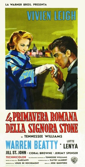 The Roman Spring of Mrs. Stone - Italian Movie Poster (thumbnail)