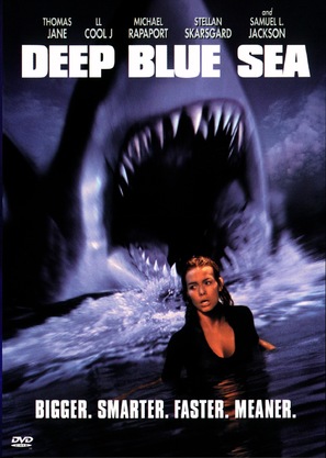 Deep Blue Sea - DVD movie cover (thumbnail)