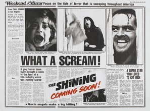 The Shining - British Advance movie poster (thumbnail)