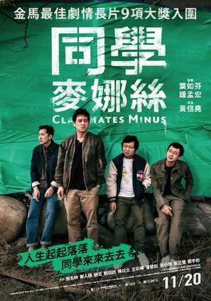 Classmates Minus - Taiwanese Movie Poster (thumbnail)