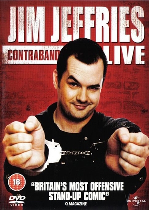 Jim Jefferies: Contraband - British DVD movie cover (thumbnail)