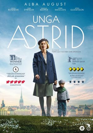 Unga Astrid - Swedish DVD movie cover (thumbnail)