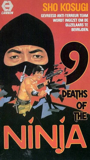 Nine Deaths of the Ninja - Dutch VHS movie cover (thumbnail)