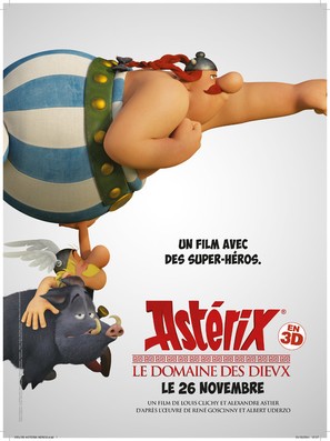 Ast&eacute;rix: Le domaine des dieux - French Movie Poster (thumbnail)