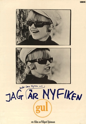 Jag &auml;r nyfiken - en film i gult - Swedish Movie Poster (thumbnail)